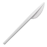 Nůž příborový, 16,5 cm., bílý, 100 ks.