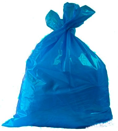 Pytle na odpad LDPE 20µ 60l. 25ks. modré